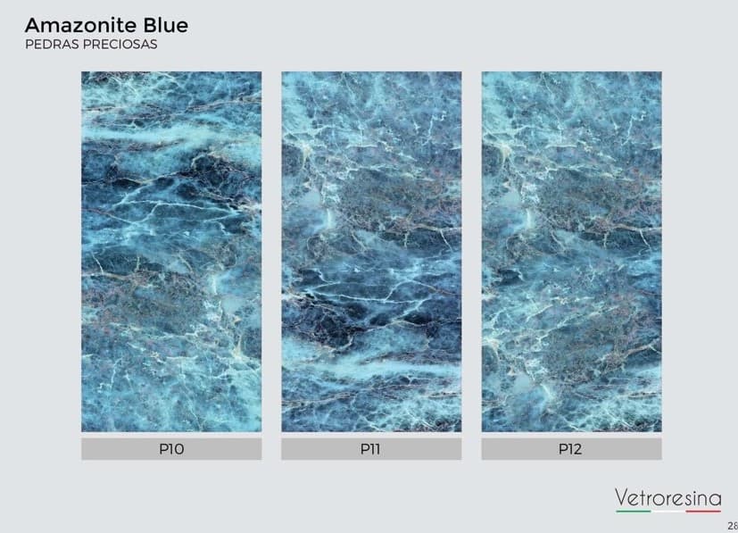 Vetroresina Vetrodecor VMD Amazonite Blue Image