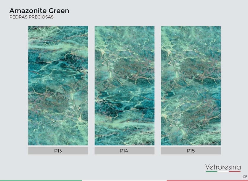 Vetroresina Vetrodecor VMD Amazonite Green Image