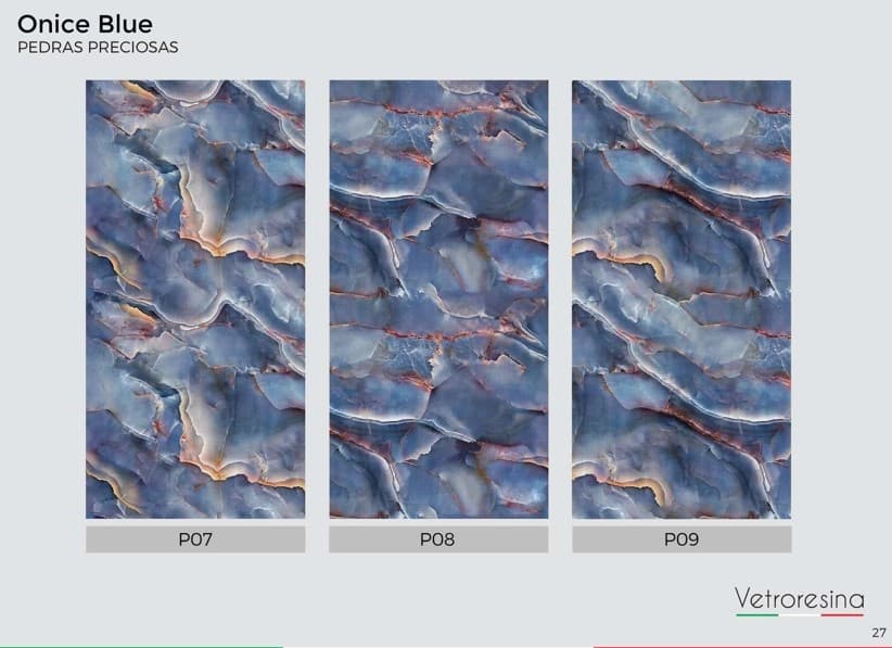 Vetroresina Vetrodecor VMD Onice Blue Image