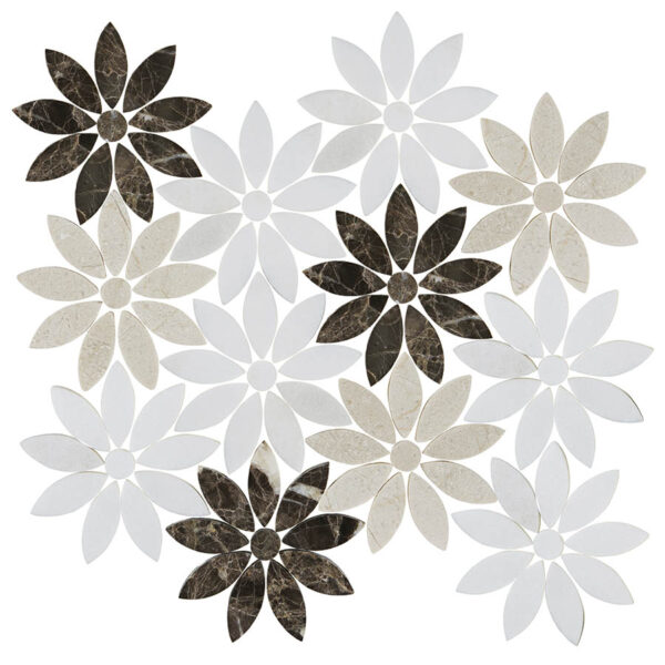 Pastilha Glassmosaic Mármore MR68