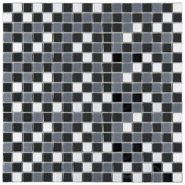 Pastilha Glassmosaic Metal Autocolante AL1002