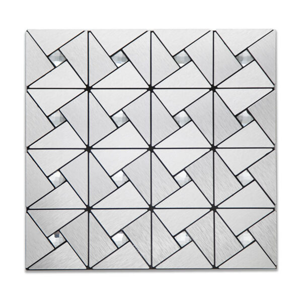 Pastilha Glassmosaic Metal Autocolante AL1006