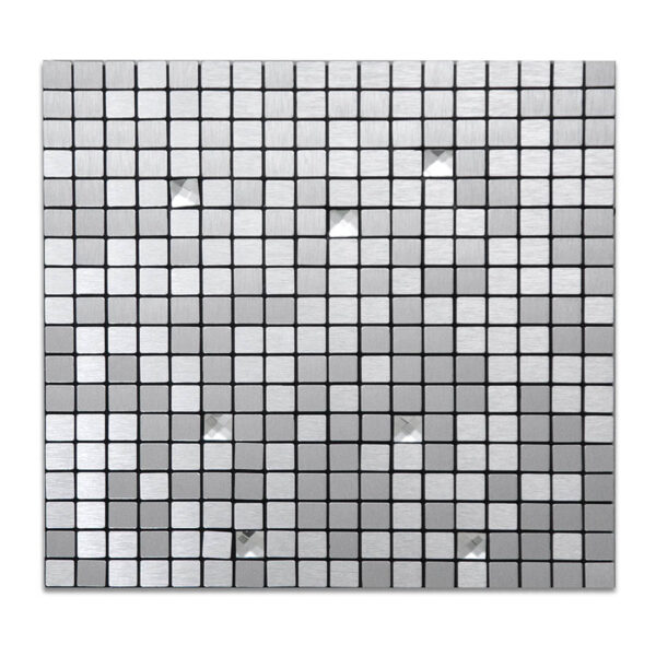 Pastilha Glassmosaic Metal Autocolante AL1008