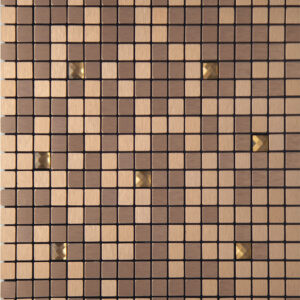 Pastilha Glassmosaic Metal Autocolante AL1009