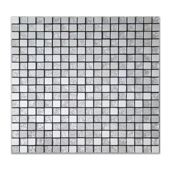 Pastilha Glassmosaic Metal Autocolante AL1011