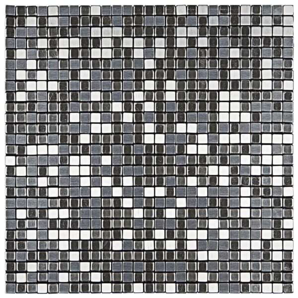 Pastilha Glassmosaic Metal Autocolante AL400
