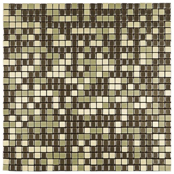 Pastilha Glassmosaic Metal Autocolante AL500