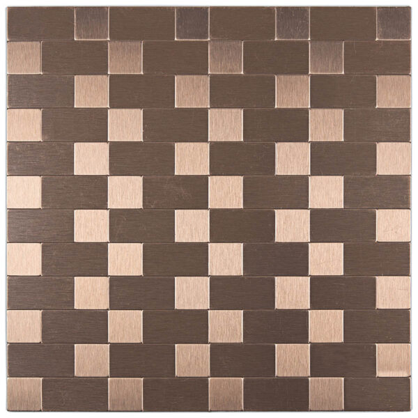 Pastilha Glassmosaic Metal Autocolante AL701