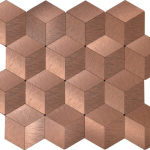 Pastilha Glassmosaic Metal Autocolante AL703