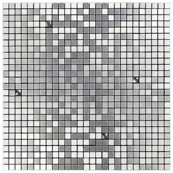 Pastilha Glassmosaic Metal Autocolante AL800