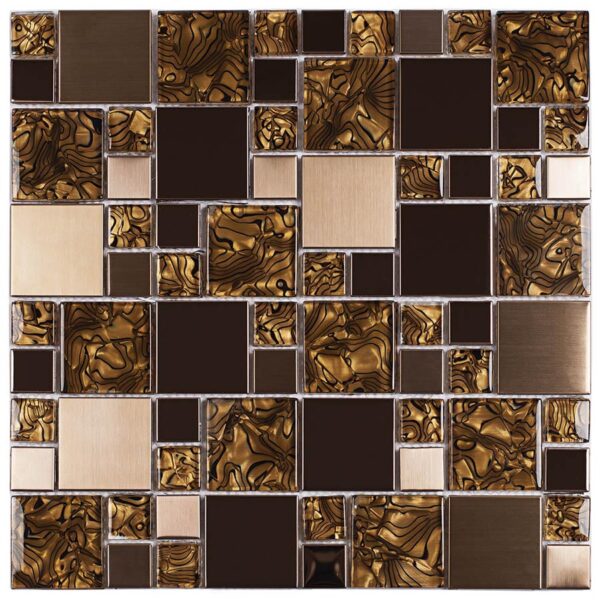 Pastilha Glassmosaic Metal AX15