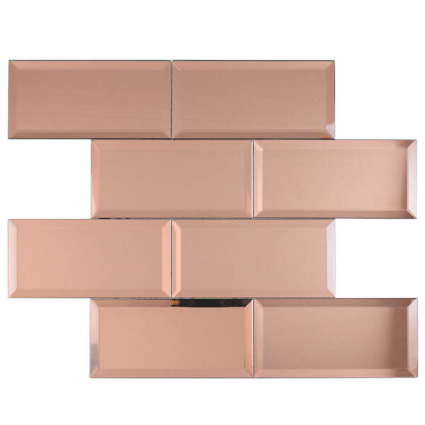 Pastilha Glassmosaic Mirror Brick MBM03