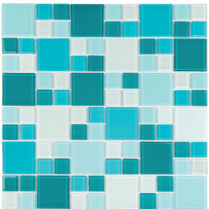 Pastilha Glassmosaic Vidro Cristal K2410