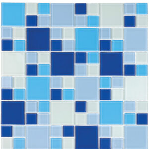 Pastilha Glassmosaic Vidro Cristal K2411