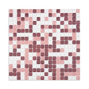 Pastilha Glassmosaic Vidro Cristal Mix15