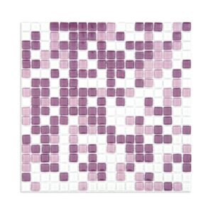 Pastilha Glassmosaic Vidro Cristal Mix17