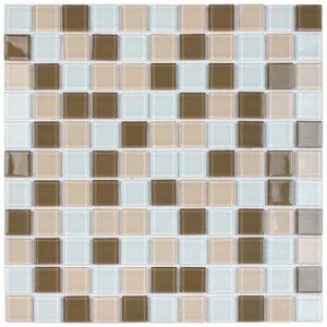 Pastilha Glassmosaic Vidro Cristal Mix2511