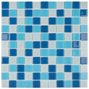 Pastilha Glassmosaic Vidro Cristal Mix2512