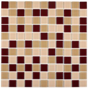 Pastilha Glassmosaic Vidro Cristal Mix2514