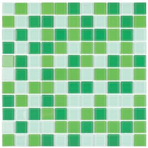 Pastilha Glassmosaic Vidro Cristal Mix2515