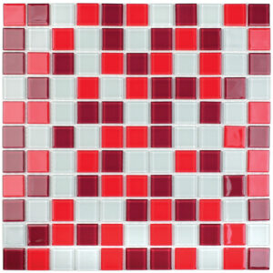 Pastilha Glassmosaic Vidro Cristal Mix2516