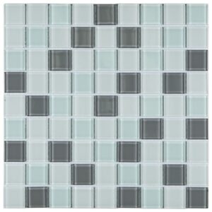 Pastilha Glassmosaic Vidro Cristal Mix08