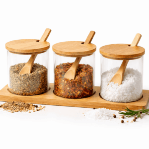 Porta Temperos de Vidro