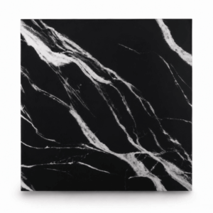 Papel de Parede Mármore Preto Autocolante 60x60 Painel Flexivel